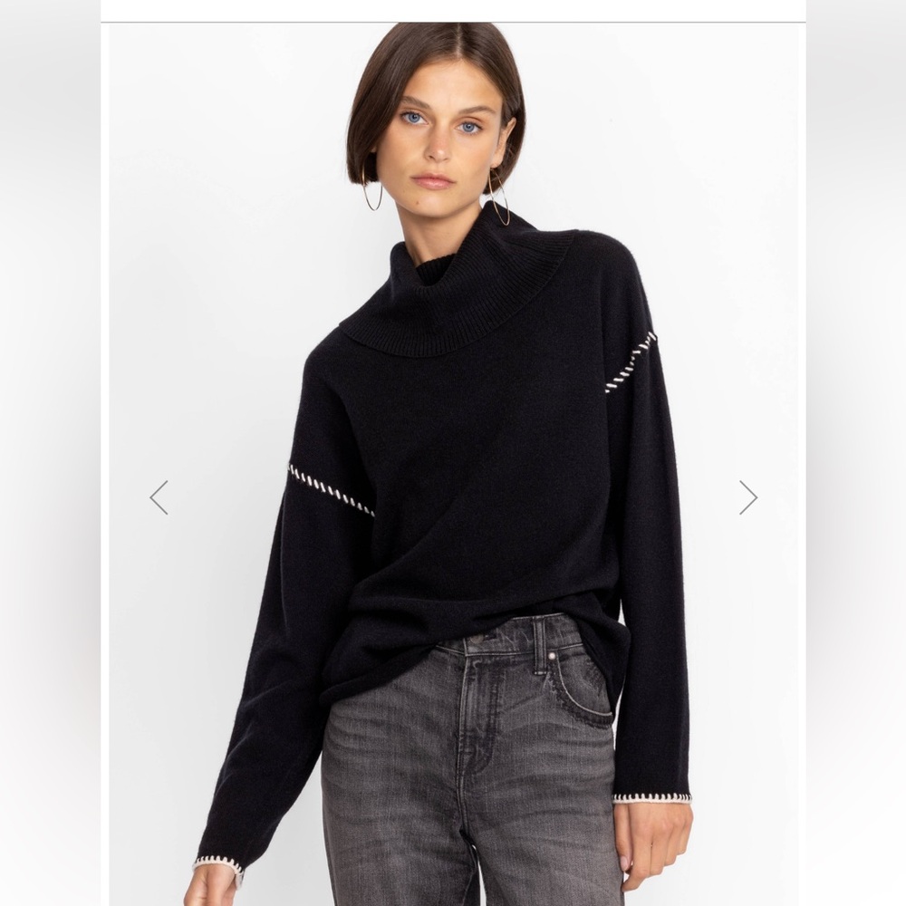NWT Johnny Was Wool/Cashmere blend cowl neck sweater size XS